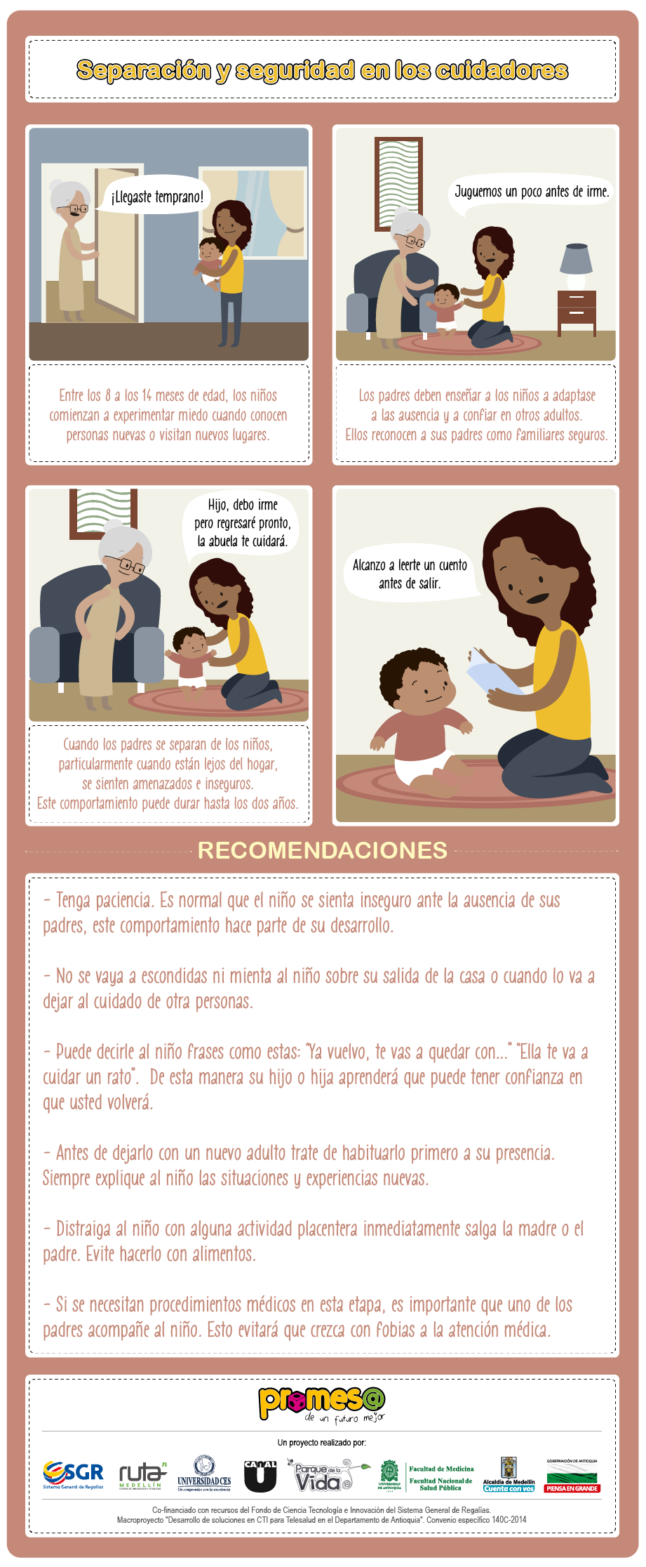 Separacion y seguridad en los cuidadores